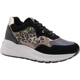 Sneakers - Dierenprint - Leer - Flexibele Zool