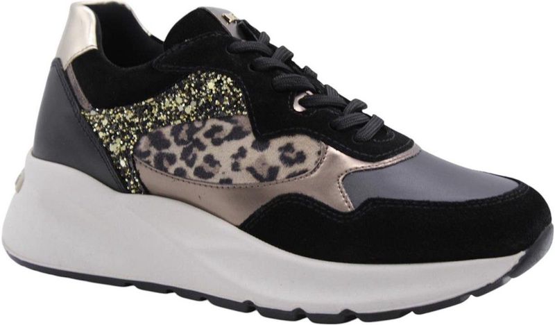 Sneakers - Dierenprint - Leer - Flexibele Zool