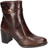 Nero Giardini - I513851D - Donkerbruine Dameslaarzen - Halfhoog - Elegante Blokhak