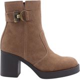 Nero Giardini - Enkellaarsje - Bruin - Leer - Hoge Hak