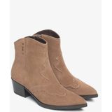 Nero Giardini - Enkellaarsjes - Lichtbruin - Leer - Suède