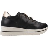 NeroGiardini - I514102D - Damessneaker - Nero - Leer en Technisch Materiaal