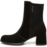 NeroGiardini - I514311D - Enkellaars - Zwart - Hoogwaardig Leer en Suède