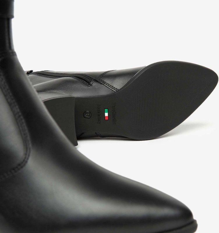 NeroGiardini - I514330D - Enkellaars - Zwart - Blokhak 6 cm