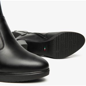 Nero Giardini - Enkellaarsjes - Zwart - Leren - Blokhak 7 cm