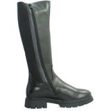 Nero Giardini - Kuitlaarzen - Zwart - Glad Leer - Blokhak - Ritssluiting