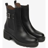 Nero Giardini - Chelsea Boots - Zwart - Leer - Middelhoge Hak