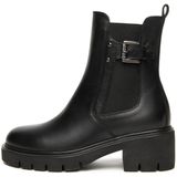 Nero Giardini - Chelsea Boots - Zwart - Leer - Middelhoge Hak