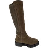 NeroGiardini - I514843D - Knielaarzen - Bruin - Suède en Technisch Materiaal