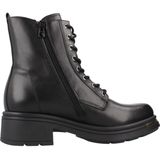 Nero Giardini - Veterlaarsjes - Zwart - Leer - Blokhak