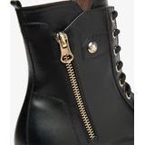 Nero Giardini - Veterlaarsjes - Zwart - Leer - Blokhak