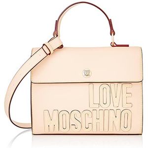 Love Moschino Dames schoudertas, Love Moschino, schoudertas voor dames, voorcollectie, herfst, winter, 2021, dames, natuurlijk, eenheidsmaat, Natuurlijk., Eén maat