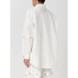 Off White - Denim Overhemd met Logo - Beige - Heren
