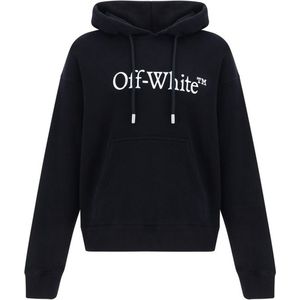 Off White - Skate Hoodie - Zwart - Katoen
