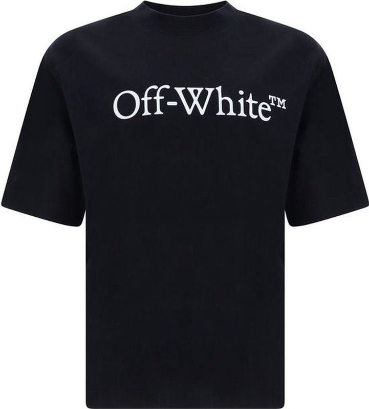 Off White - Big Bookish Skate - T-shirt - Wit - Katoen