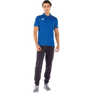 Errea - Vienna Polo Mc Ad - Sportwear - Blauw - Korte Mouwen