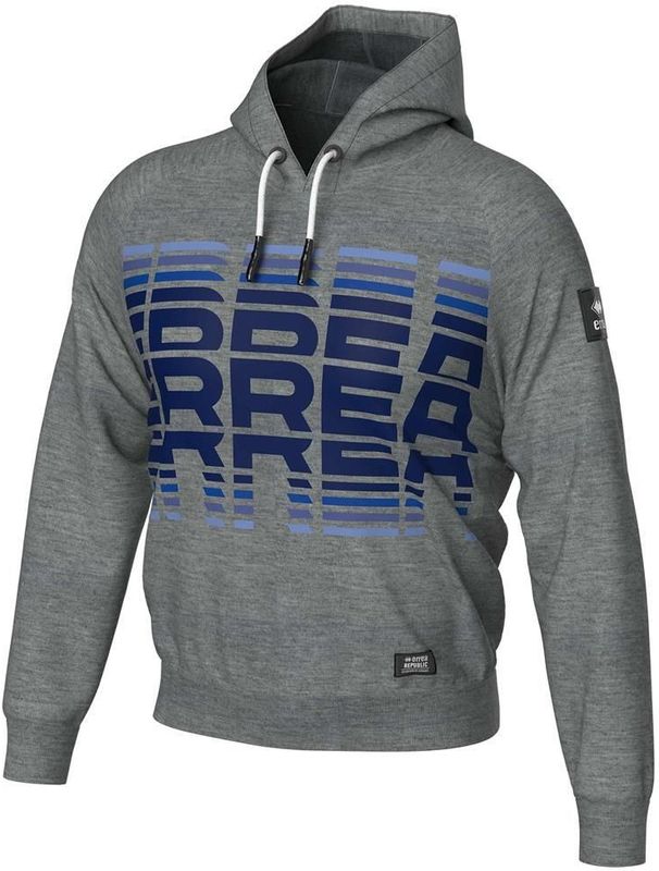 Erreà - Gfx Pack - Hoodie - Fleece - Zwart - Groot Logo