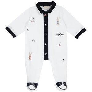 Chicco Jumpsuit Met Opening Aan De Voorkant baby-jongens, Blauw, Preemie, Design in Italië
