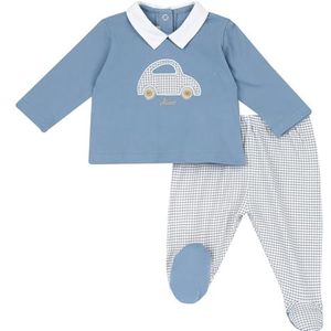 Chicco Katoenen Bandcover En Beenkap baby-jongens, Blauw (1), Preemie, Design in Italië