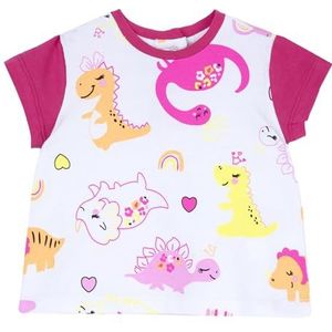 Chicco T-Shirt Met Korte Mouwen baby-meisjes, Fuchsia (1), 18M, Design in Italië