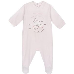 Chicco Jumpsuit Van Chenille uniseks-baby, Wit (2), Preemie, Design in Italië