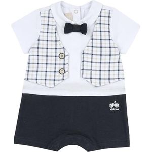 Chicco Romper (2) baby-jongens, Blauw (3), Preemie, Design in Italië