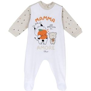 Chicco Jumpsuit Met Opening Aan De Achterkant uniseks-baby, Beige (2), Preemie, Design in Italië