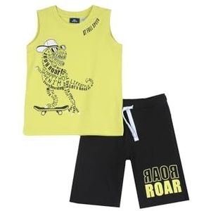 Chicco Set van tanktop en shorts voor kinderen en jongeren, Geel, 18 Maanden