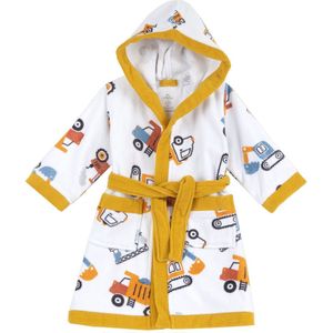 Chicco Badjas van badstof met capuchon voor kinderen en jongeren, Natuurlijk bedrukt, 12 Jaar