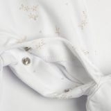 Chicco Katoenen romper met voet, pyjama voor jongens en meisjes, Wit, 3 Maanden