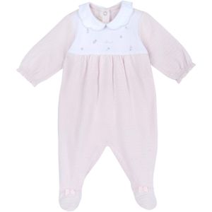 Chicco - Tutina In Cotone Con Piedino - Boxpakje - Lichtroze