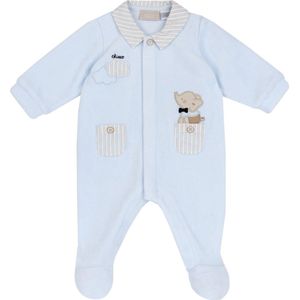 Chicco - Tutina In Ciniglia - Pyjama - Lichtblauw - 1 stuk