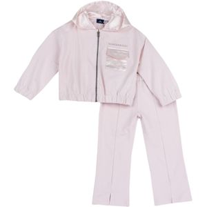 Chicco - Trainingspak - Roze - Katoen en Polyester - Tweedelig met Capuchon