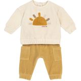 Chicco - Set - Beige - 2-delig - Sweatstof - Lange Mouw