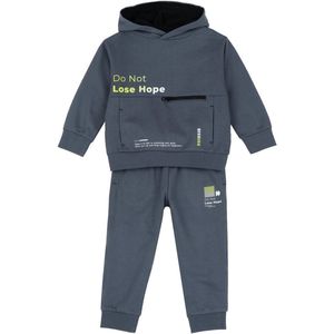 Chicco - Joggingpak - Geel - Donkergrijs - Wit