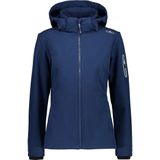 CMP - Softshell Hoodiejas - Dames - Zwart - Polyester
