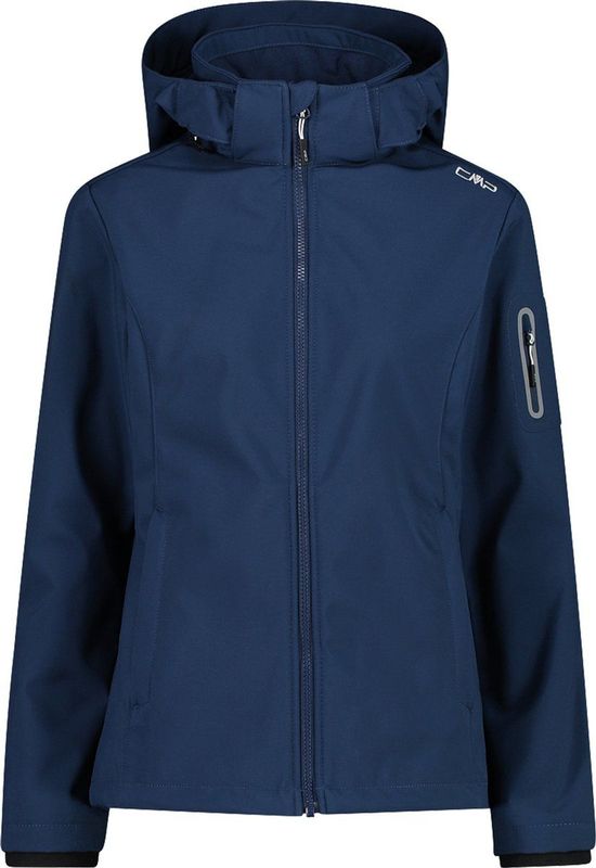 CMP - Softshell Hoodiejas - Dames - Zwart - Polyester