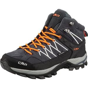 CMP Rigel Mid Trekking Shoe Wp heren Trekking- en wandelschoenen, Antracite Flash Oranje, 45 EU