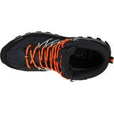 CMP Rigel heren wandelschoenen hoog, Antraciet Flash Oranje