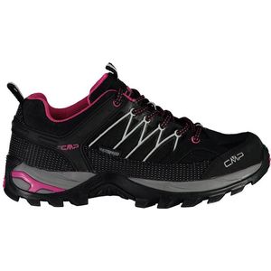 CMP Rigel Low WMN Trekking Shoe WP, wandelschoenen voor dames, Nero Glacier, 39 EU