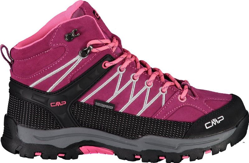 CMP - RIGEL MID WP - Wandelschoenen - Bessenrood - Waterdicht - Rubber Zool