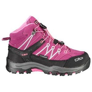 CMP Unisex Kids Rigel Mid Trekking Shoe Wp wandelschoen voor kinderen, Roze Fluo Pink Berry Pink Fluo, 34 EU