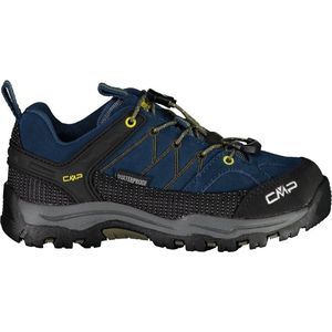 CMP Campagnolo Rigel WP lage trekkingschoenen voor kinderen, blauw/geel, maat EU 33, 2021