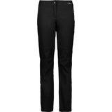 CMP - Dames Slim Fit Softshell Broek - Zwart - Waterdicht - Ademend