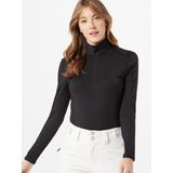 Cmp 30l1086 Fleece Met Halve Rits Zwart Vrouw