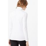 Cmp 30l1086 Fleece Met Halve Rits Wit Vrouw