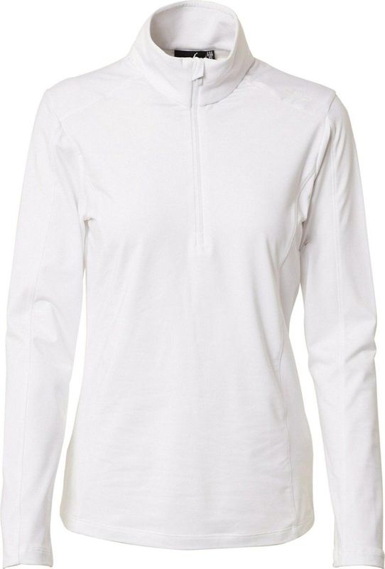 Cmp 30l1086 Fleece Met Halve Rits Wit Vrouw