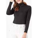 Cmp 30l1086 Fleece Met Halve Rits Zwart Vrouw