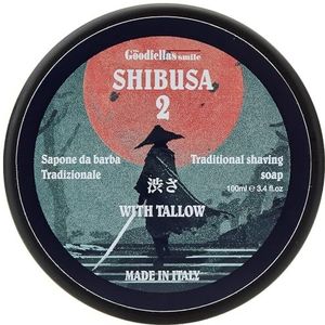 The Goodfellas' smile Shibusa traditionele scheerzeep, gemaakt in Italië, 100 g