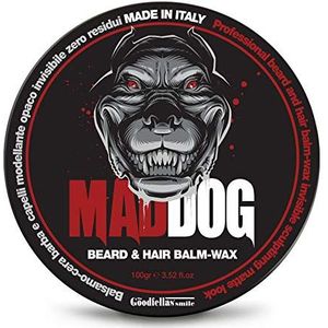 The Goodfellas' smile Bart & Harr balsemwax MAD DOG. 100% gemaakt in Italië, 100 ml